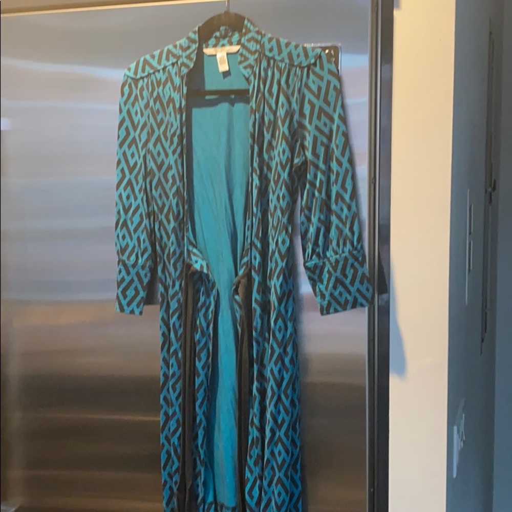 D V Wrap dress